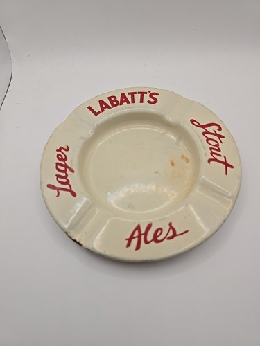 Vtg 1940 porcelain ashtray - 1940's,